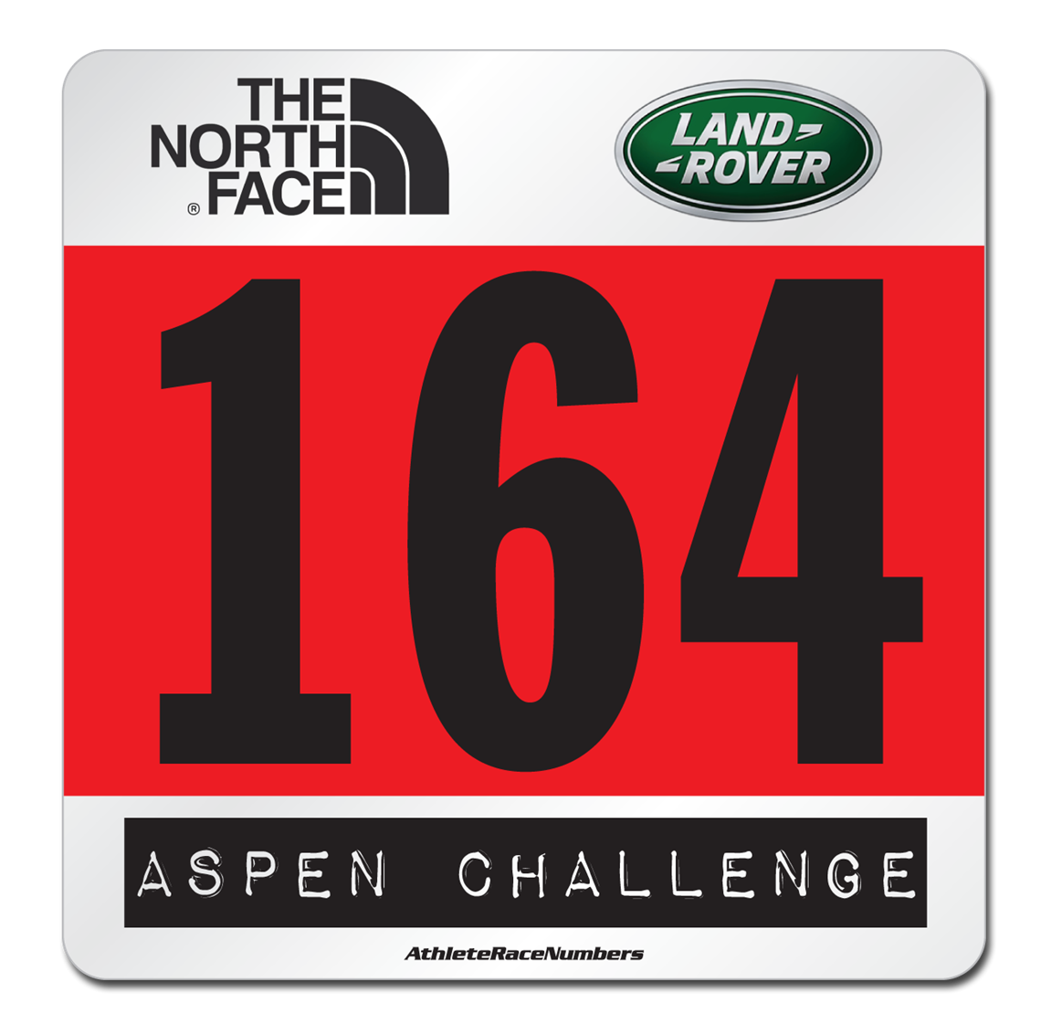 Adhesive Nordic Race Numbers and Alpine Ski Racing Body Numbers