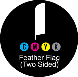 Show details for Feather Flag Two Sided