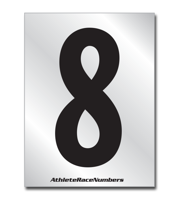 Adhesive Hip Numbers Athlete Race Numbers