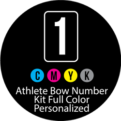 Picture of Athlete Bow Number Kit
