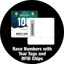 Show details for Race Numbers with Tear Tags and RFID Chip Application - Timers