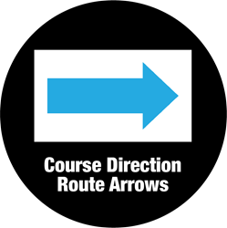 Picture of Course Direction Route Arrows