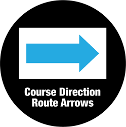 Show details for Course Direction Route Arrows